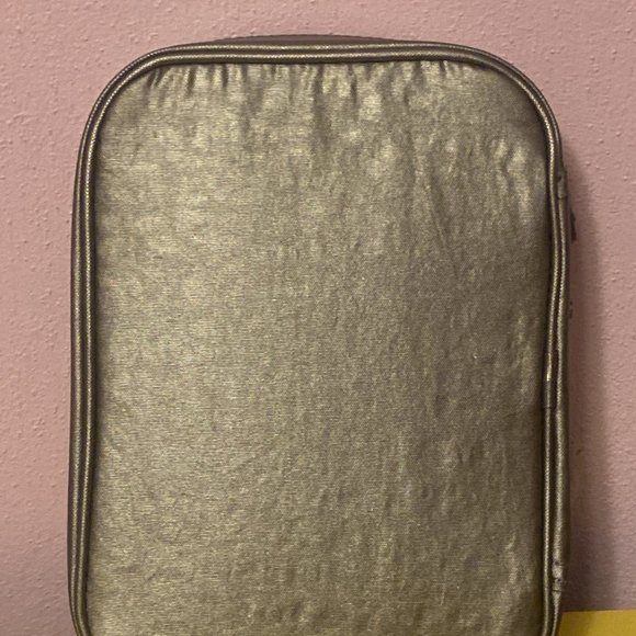 Kipling Pencil Pens Case Accessory Silver Shimmer Nylon - Picture 2 of 6